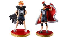 『ハイキュー!!』10周年記念の一番くじが本日（6/14）より再販売。王冠をかぶる日向翔陽＆影山飛雄のフィギュアをいっしょに並べたい