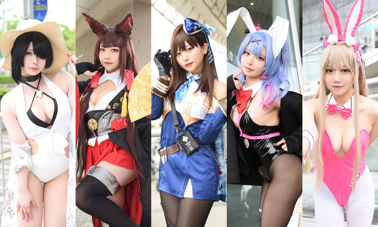 【コスプレ】『NIKKE』『ブルアカ』『原神』『崩壊：スターレイル』などのコスプレイヤーが“ニコニコ超会議2024”に集結。バニースーツ＆水着衣装にも要注目