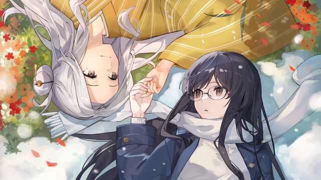 『ア・タイズ・イン・ブラッド』長い時を生きる大魔術師と大学生が惹かれあう。現代ダークファンタジー百合ノベルゲーが本日（6/17）配信