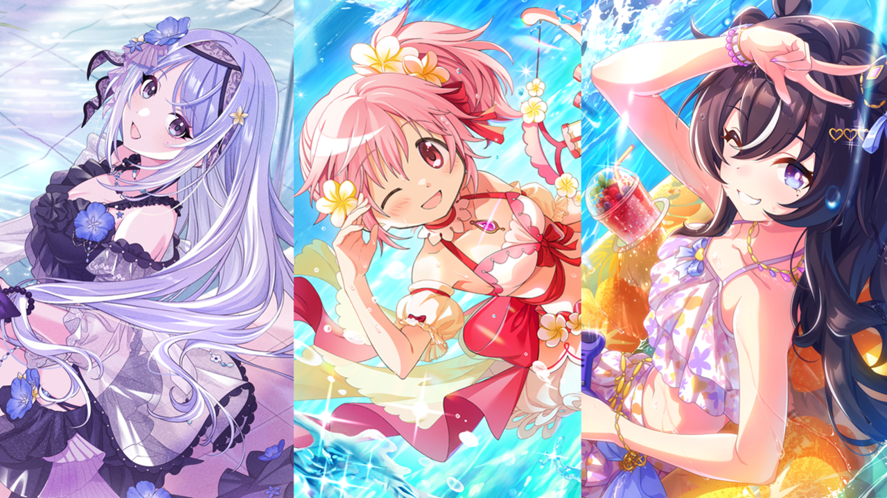 『ウマ娘』『まどドラ』『シャニソン』『へブバン』など全15タイトルを紹介。人気スマホゲーム夏イベ特集【水着キャラコレクション2025その4】