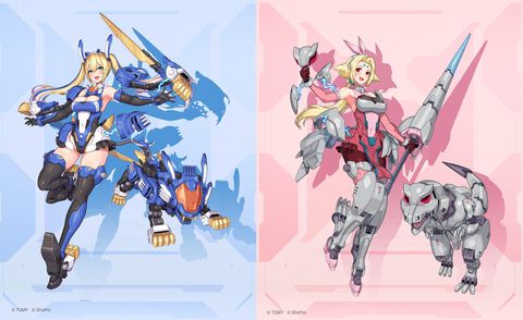 『ゾイド』ブレードライガー擬人化、ジーク+フィーネなどの美少女可動プラモ“メタモルバース”。今夏より展開のタカラトミー新ホビーレーベルで登場