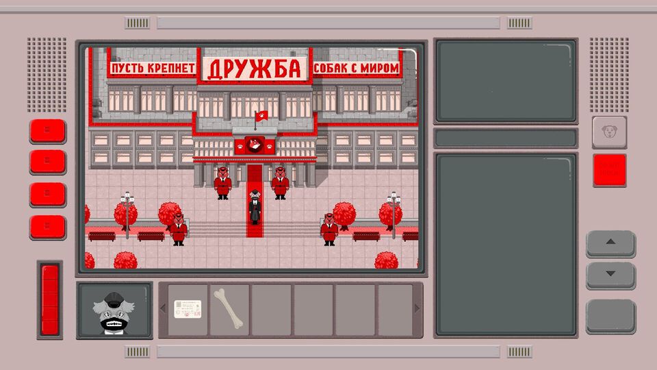 『サバキスタン：犬の国』ブラックユーモア、風刺に満ちたアドベンチャーゲームが2026年に発売予定。“いろいろと赤い国”で指導者の葬儀リハーサルを無事遂行せよ