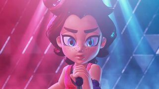 『ドンキーコング バナンザ』ポリーンの歌声でドンキーが変身。『スーパーマリオ』シリーズにも登場する歌姫と同一人物か。ディディーやディクシーの姿も【バナンザダイレクト】