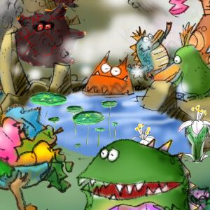 『はらぺこミーム』Nintendo Switch版が本日6/19発売。ミームたちをおてつだいしてハッピーエンドに導こう