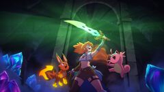 『パルワールド』と『テラリア』の世界がつながる大型アップデートは6月25日配信。テラブレードやクトゥルフのめだま、ムーンロードなど登場