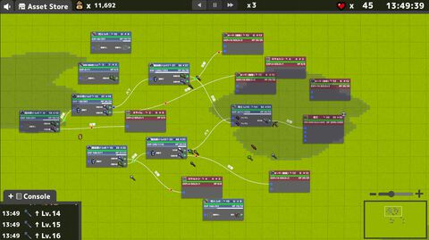『NodeNexus』プログラミングのように“ノードをつないで”魔王の討伐を目指すRPG。体験版がSteamで6月22日より無料公開