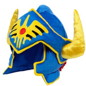 『ドラクエ』ロトの装備の兜、剣、盾がぬいぐるみに。兜は実際にかぶれるサイズでバイザーも動く【ドラゴンクエスト】