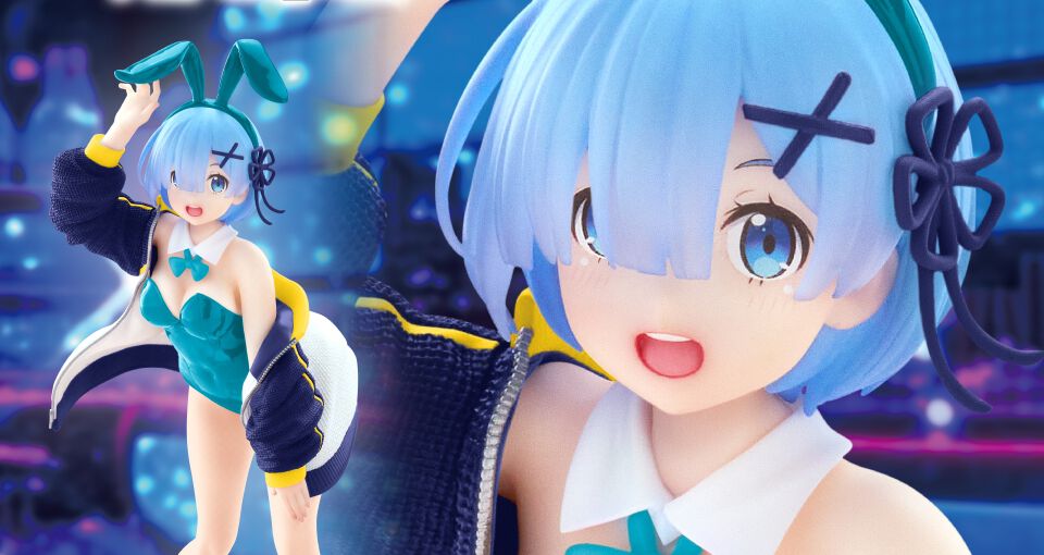 【タイクレ限定】リゼロ　レム　ジャンパーバニー　Renewal　2点セット Re:ゼロから始める異世界生活 Coreful フィギュア レム