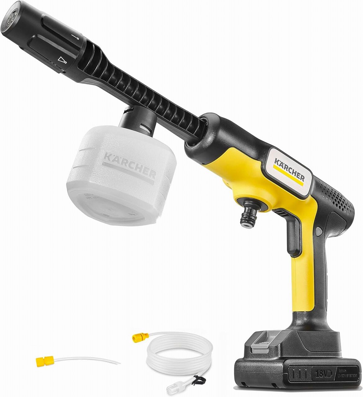ケルヒャー》のコードレス高圧洗浄機が発売中。収納に便利なオリジナル 