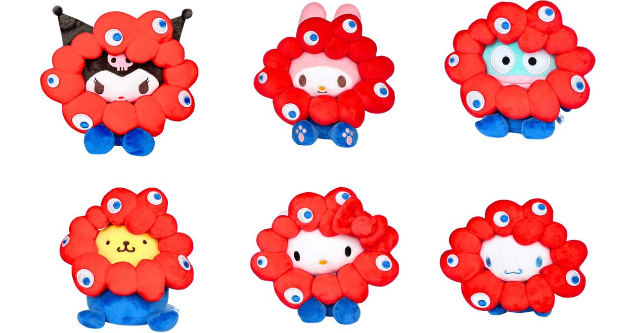 【ミャクミャク×サンリオキャラクターズ】キティが、クロミが、シナモンたちがミャクミャク化!? 2025年大阪・関西万博コラボぬいぐるみが公式 ...