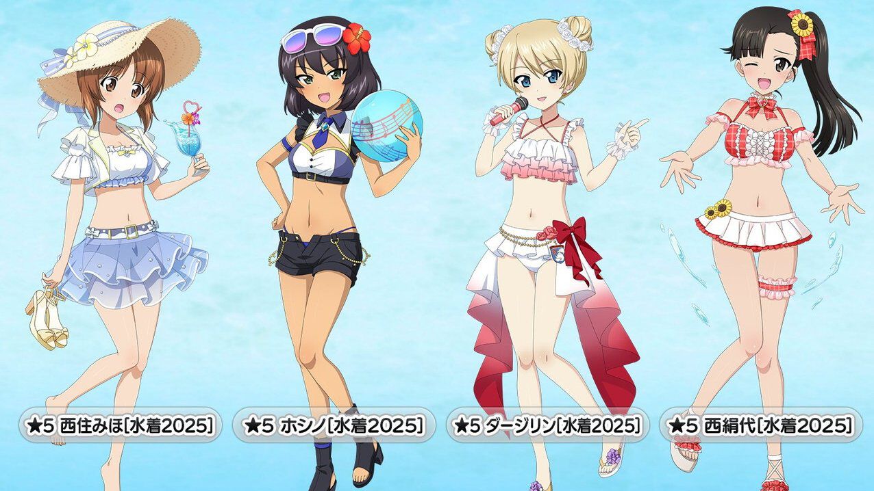 水着美少女コレクション第1回：『ヘブバン』『モンスター娘TD
