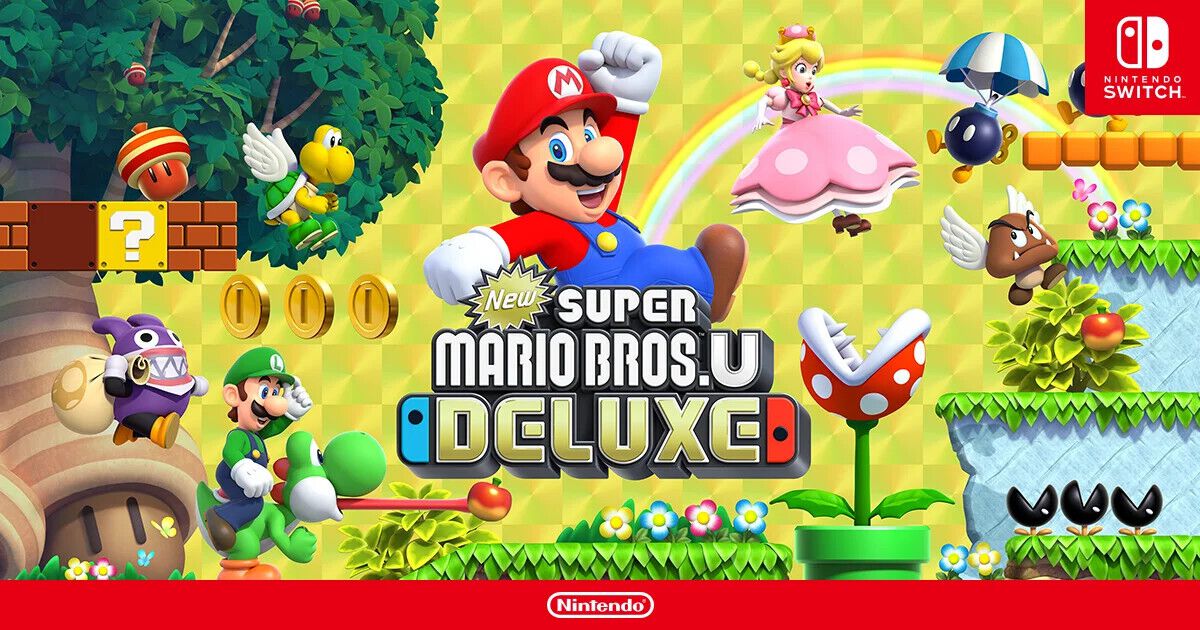 【ニンテンドーミュージック】『NewスーパーマリオブラザーズUデラックス』の楽曲が本日(7/1)配信。『ドングリへいげん』『地上のテーマ』など全90曲