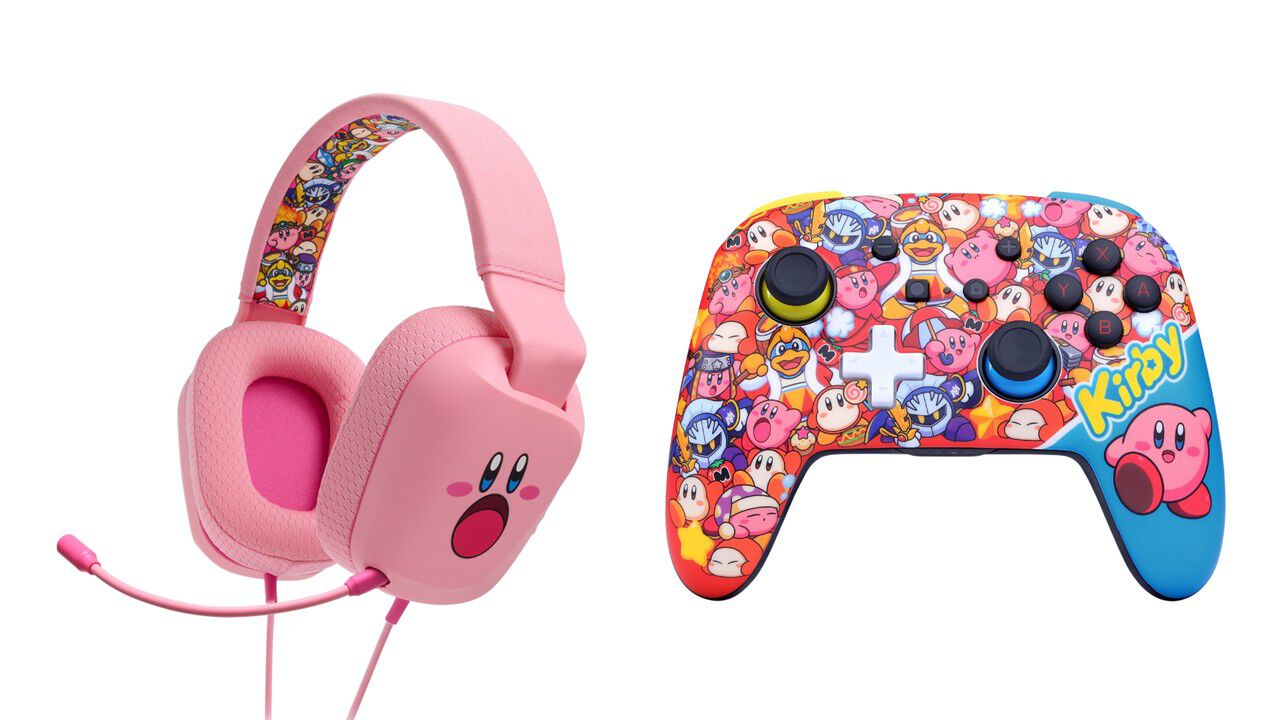 『星のカービィ』Switch用ワイヤレスコントローラー&有線ヘッドセットが登場。コピー能力や人気キャラたちがあしらったキュートなデザイン