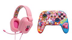 『星のカービィ』Switch用ワイヤレスコントローラー＆有線ヘッドセットが登場。コピー能力や人気キャラたちがあしらったキュートなデザイン