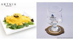 『ドラクエ』食べるコマンドを選びたくなる“はぐレモンのオムライス”などの新メニューが“純喫茶スライム”に追加。喫茶グラスやコースターなども登場