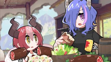 『DRAPLINE』なんでも食べちゃうドラゴン娘を育成するローグライト、早期アクセス直後に“非常に好評”を獲得【ご飯も、敵の死体も、村人も……】