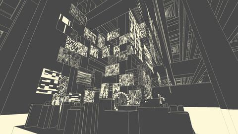 『NIDANA』幾何学模様で描かれる、アーティスティック夢世界をただ歩く。目的不明の奇妙奇天烈摩訶不思議ウォーキングシミュレーターが7月28日に配信