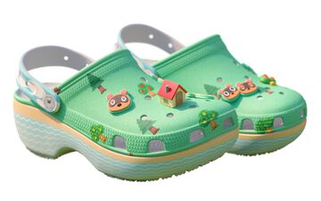 『どうぶつの森』×クロックスのコラボクロッグが8月27日に発売。とたけけ、しずえさん、リンゴの木などかわいいジビッツチャームも多数登場
