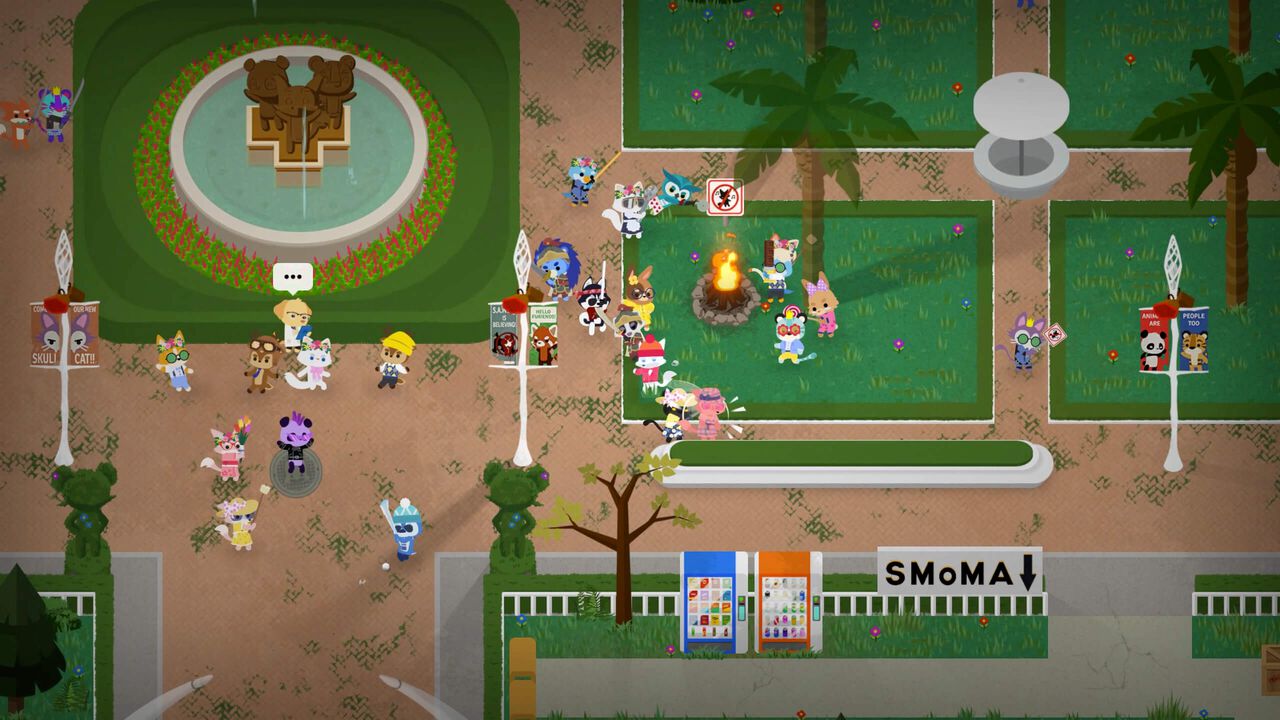 『Super Animal Royale』 かわいい動物たちによる2Dバトロワ、SwitchやPS5で2025年末リリース。廃墟のサファリパークで64匹でがバトル