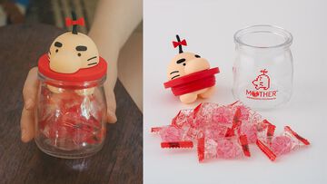 ビンに乗ったどせいさんがかわいい。『MOTHER』シリーズ新商品がリアル店舗とオンラインで販売。サターンバレーのクッキーボックスなども