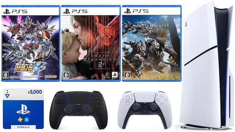 【Amazonプライムデー】PS5本体+ソフトセットがお得。『モンハンワイルズ』『デススト2』ほか、DualSenseやPSストアチケット付きも対象