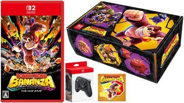 【Amazonプライムデー】『ドンキーコング バナンザ』限定セット登場。Switch 2 Proコントローラー&ダイカットステッカー付きオリジナルBOX