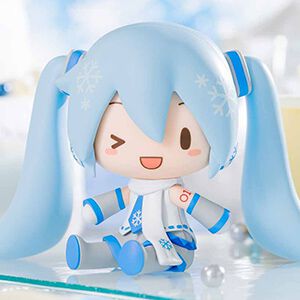 【初音ミク】ふわぷちデフォルメフィギュアに雪ミクが登場。手のひらサイズながら表情やポーズを変えて楽しめる！