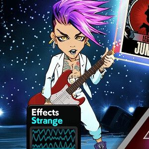 『ヘブンリーギターズ』アプリ版が本日（7/16）配信開始。エレキギターにフォーカスした対戦型音楽ゲーム【Heavenly Guitars】