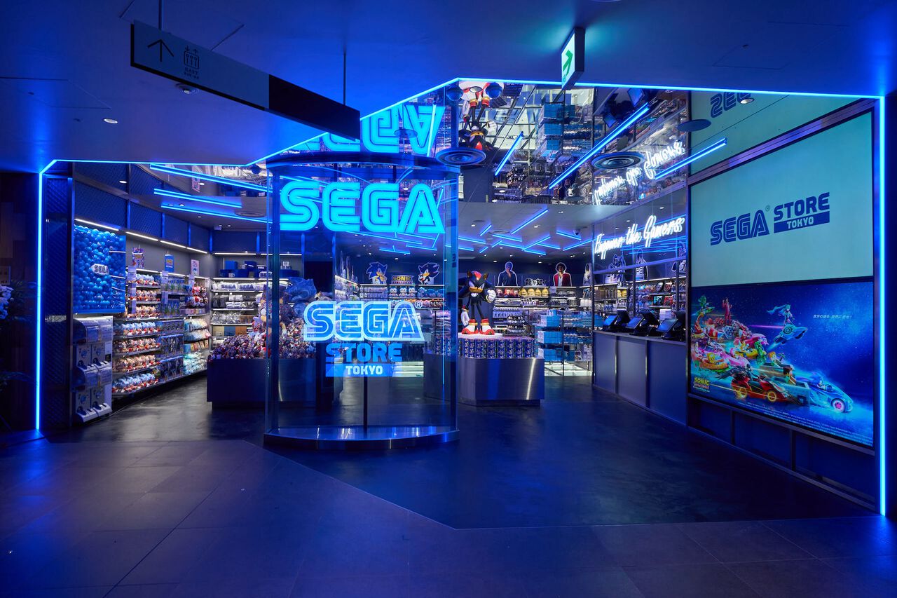セガ国内初の公式店舗“SEGA STORE TOKYO”が渋谷パルコに本日(7/18)オープン。『ソニック』『龍が如く』『ペルソナ』『ぷよぷよ』などのグッズがずらっと並ぶ