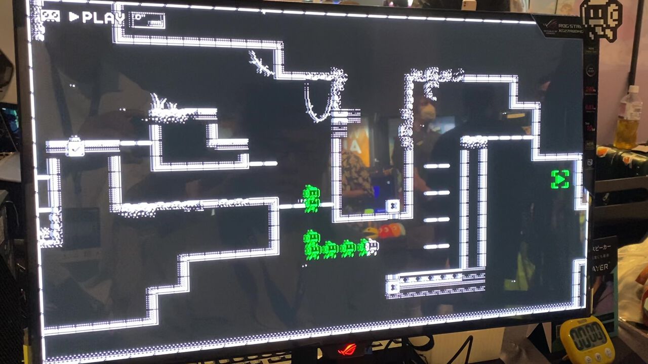 『MotionRec』記録&再生のムーブでギミック攻略するシンプルなレコードパズルアクション。ユーザーにやさしい丁寧な設計に脱帽【BitSummit the 13th】