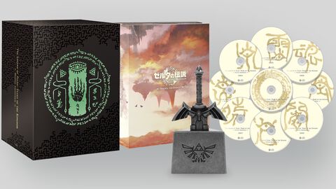 『ゼルダの伝説 ティアキン』サントラが7月31日発売。ハイラル王国での冒険を彩る全344曲を収録。マスターソード型USBが初回生産盤に同梱