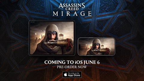 『アサシン クリード ミラージュ』iOS版が6月6日配信。タッチスクリーンで直感的で快適なプレイが可能。クロスプログレッションとクロスセーブにも対応