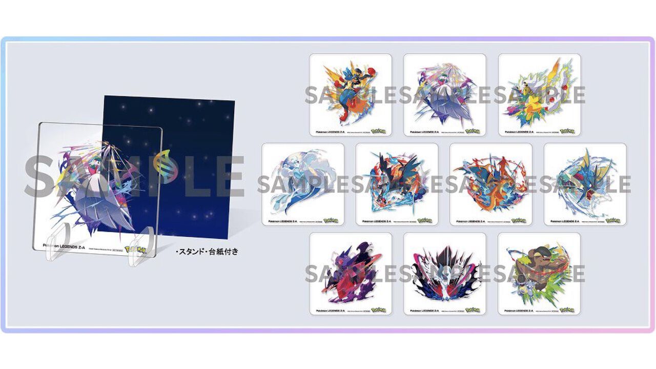 『ポケモンレジェンズZ-A』楽天限定特典は選べるメガシンカのアクリルコースター10種類用意。オリジナルデザインパックでお届け、50万ポイント山分けCPも実施