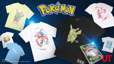 『ポケカ』＆『ポケポケ』がUTとコラボ。ピカチュウやヤドン、ゲンガーなどが描かれたTシャツ＆スウェットが8月11日より発売開始