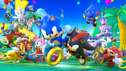 スマホ向けゲーム『ソニックランブル』が今冬に配信決定。32人で3つのステージで競い合い、最後のひとりを目指すパーティーロワイヤルゲーム