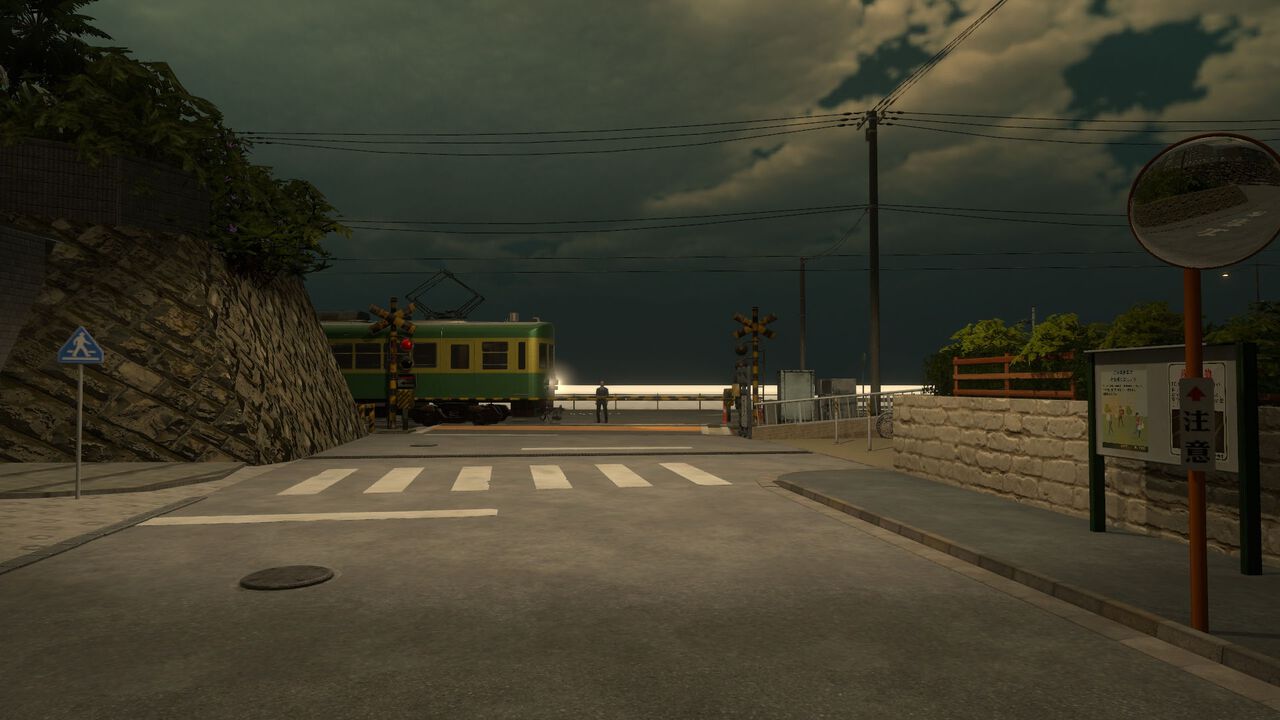 『異変踏切』日本一有名な踏切が舞台の異変探し脱出ホラー、Steamにて8/7に配信決定。単なる異変探しではなく、アイテムを拾ったり謎解きをする要素も