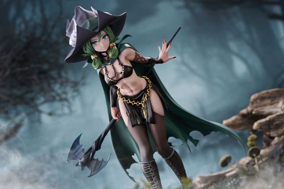 『ユニコーンオーバーロード』魔女ヤーナが1/7スケールフィギュア化。衣装から腹筋までこだわりの造形。エビテン限定特典付きで予約受付中