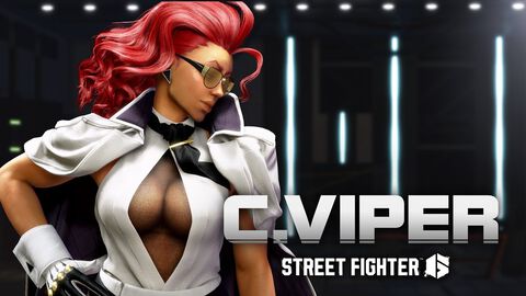 『スト6』C.ヴァイパーの映像公開。おなじみの電撃攻撃も披露。ワールドツアー内ではベガの戦闘シミュデータを持つ研究主任