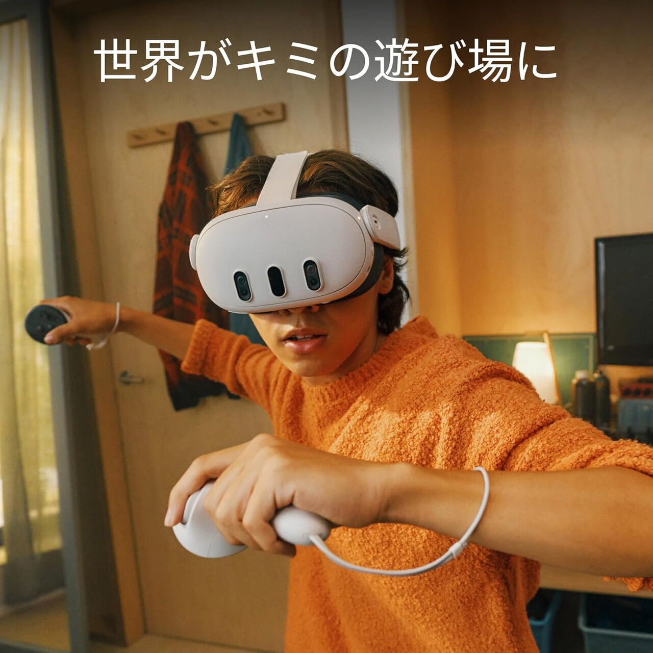 人気の『Meta Quest 3（512GB）オールインワンVRヘッドセット』が再 