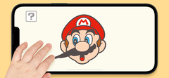 『マリオ』子ども向け新シリーズ“マイマリオ”発表。『マリオ64』タイトル画面風の顔引っ張りえほんやアプリが登場。つみきはamiiboにも