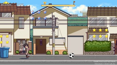 『PIXEL DASH: Toast of Destiny』食パンくわえた女子高生の爆走横スクアクション。プロローグアニメの視聴＆ステージ序盤を遊べる体験版がSteamで配信開始