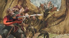 『モンハンワイルズ』ギターを演奏できるイカしたジェスチャーが登場。8月27日より配信の新イベクエでリオレウスを狩ると入手可能