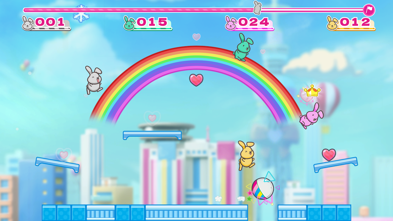 『ラッピーゲームス』TBS朝番組“ラヴィット！”のラッピーを操作する対戦アクションが8月20日発売。最大4人で遊べるパーティゲーム