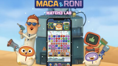 『マカアンロニーマッチ3ラボ』が本日（8/20）正式リリース。クラシックなパズルゲームが盛りだくさんステージ数は4000超え!？