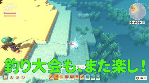 【Dinkum(ディンカム)プレイ日記】激闘、釣り大会。釣果を求めて右往左往。作ったオートバイを走らせて溜まったストレスを解消してみたり