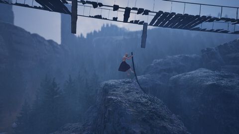 “壺おじ”ライク超高難度クライミングアクション『Vaulting Over It』デモ版がSteamに登場。棒を使って障害物を乗り越える、しかし棒がジャマ