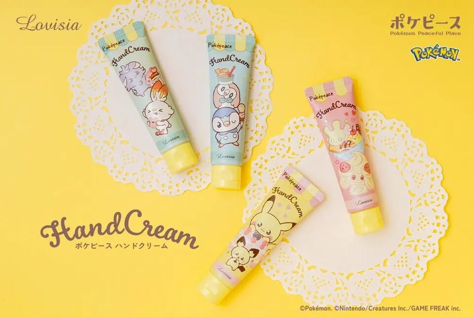 【ポケモン】『ポケピース』新作ハンドクリームはスイーツの香り。ピカチュウ＆ピチュー、ポッチャマ＆モクローなど全4種が8月29日発売