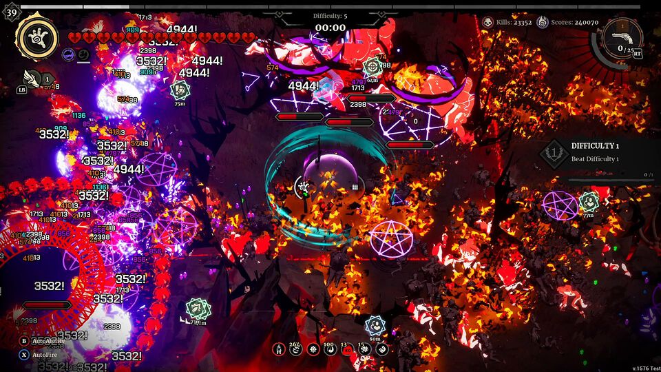 『グラインドサバイバー』サバイバー系ローグライトに武器のランダムドロップシステムを追加した新作登場。Steamでプレイテスト開始