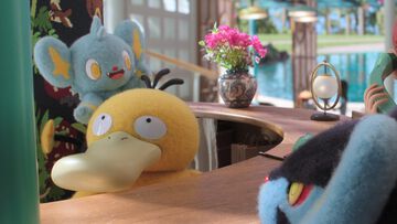 『ポケモンコンシェルジュ』じゃれつくウインディ、コダックの頭の毛が気になるコリンクなど新エピソードの写真公開。9月9日からは『ポケモンGO』に浮き輪をつけたコダックが登場