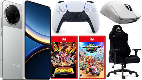 【Amazonタイムセール】『ドンキーコング バナンザ』は16%オフ、DualSenseコントローラーもお得、Xiaomi POCO F7 Proが1.5万円引き